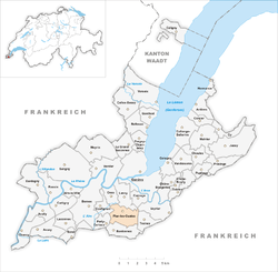 Karte Gemeinde Plan-les-Ouates 2007